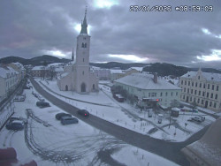 Náměstí, koste sv. Markéty