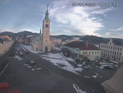 Náměstí, koste sv. Markéty