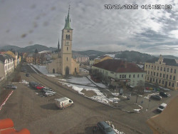 Náměstí, koste sv. Markéty