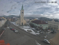 Náměstí, koste sv. Markéty