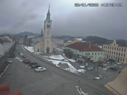 Náměstí, koste sv. Markéty