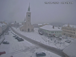 Náměstí, koste sv. Markéty