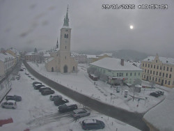 Náměstí, koste sv. Markéty