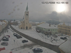 Náměstí, koste sv. Markéty