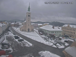 Náměstí, koste sv. Markéty