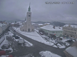 Náměstí, koste sv. Markéty