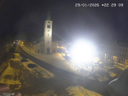 Náměstí, koste sv. Markéty