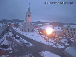 Náměstí, koste sv. Markéty