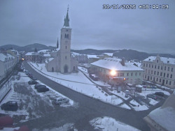 Náměstí, koste sv. Markéty