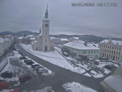 Náměstí, koste sv. Markéty