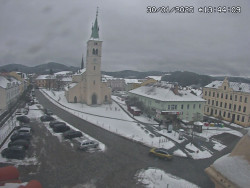 Náměstí, koste sv. Markéty