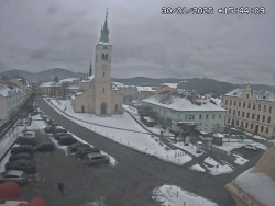 Náměstí, koste sv. Markéty