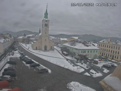 Náměstí, koste sv. Markéty