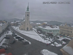 Náměstí, koste sv. Markéty