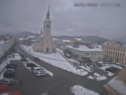 Náměstí, koste sv. Markéty