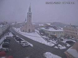 Náměstí, koste sv. Markéty