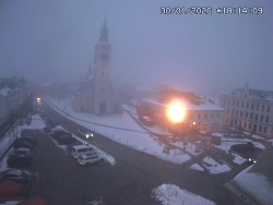 Náměstí, koste sv. Markéty