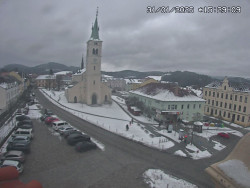 Náměstí, koste sv. Markéty