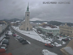 Náměstí, koste sv. Markéty