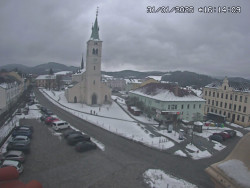 Náměstí, koste sv. Markéty