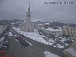 Náměstí, koste sv. Markéty