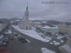 Náměstí, koste sv. Markéty