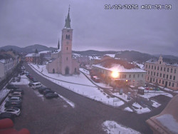 Náměstí, koste sv. Markéty