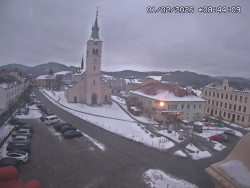 Náměstí, koste sv. Markéty