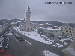 Náměstí, koste sv. Markéty