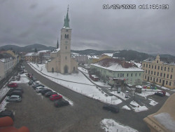 Náměstí, koste sv. Markéty