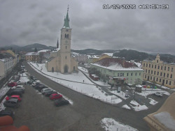 Náměstí, koste sv. Markéty