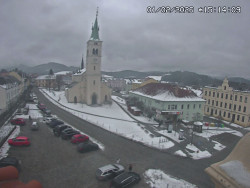 Náměstí, koste sv. Markéty