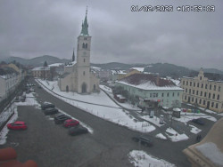 Náměstí, koste sv. Markéty