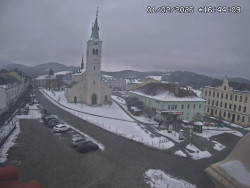 Náměstí, koste sv. Markéty