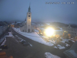 Náměstí, koste sv. Markéty