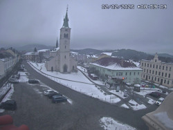 Náměstí, koste sv. Markéty