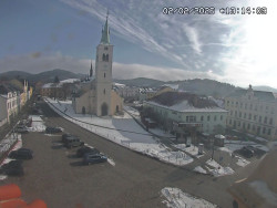 Náměstí, koste sv. Markéty