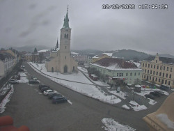 Náměstí, koste sv. Markéty