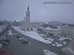 Náměstí, koste sv. Markéty