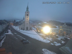 Náměstí, koste sv. Markéty