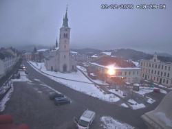 Náměstí, koste sv. Markéty