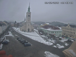 Náměstí, koste sv. Markéty