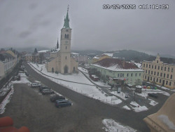 Náměstí, koste sv. Markéty