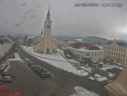 Náměstí, koste sv. Markéty