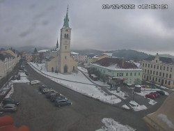 Náměstí, koste sv. Markéty