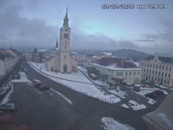 Náměstí, koste sv. Markéty