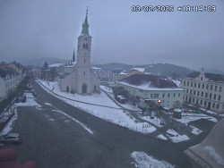 Náměstí, koste sv. Markéty