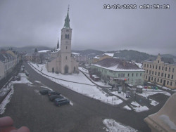 Náměstí, koste sv. Markéty