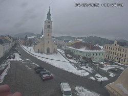 Náměstí, koste sv. Markéty