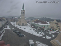 Náměstí, koste sv. Markéty